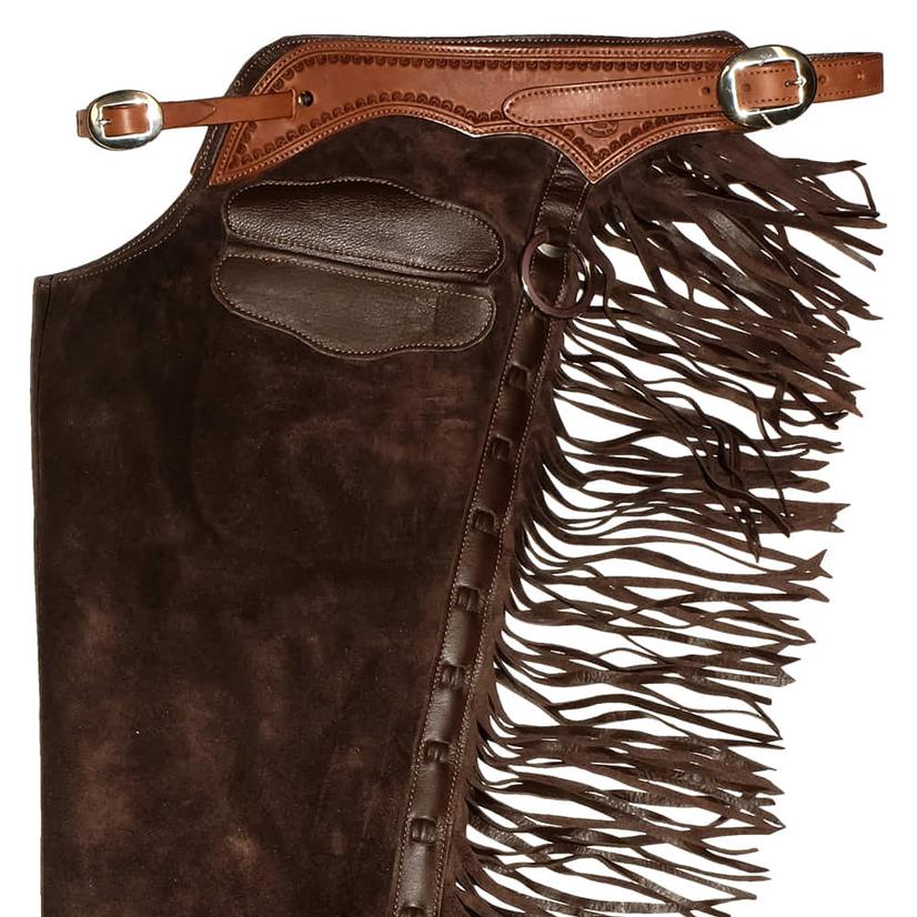 South Texas Tack Exclusive Shell Tool Versatility Chaps with Buckle Closure and Pocket