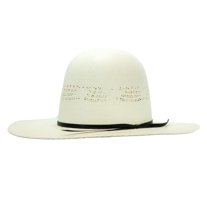 Rodeo King Hats Rodeo King Ivory Bangora Open Crown Straw Hat 3.5in Brim