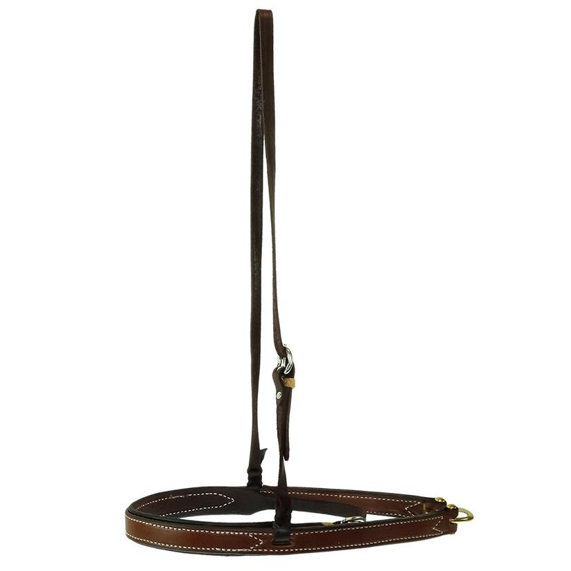 South Texas Tack Harness Leather Noseband with Caveson