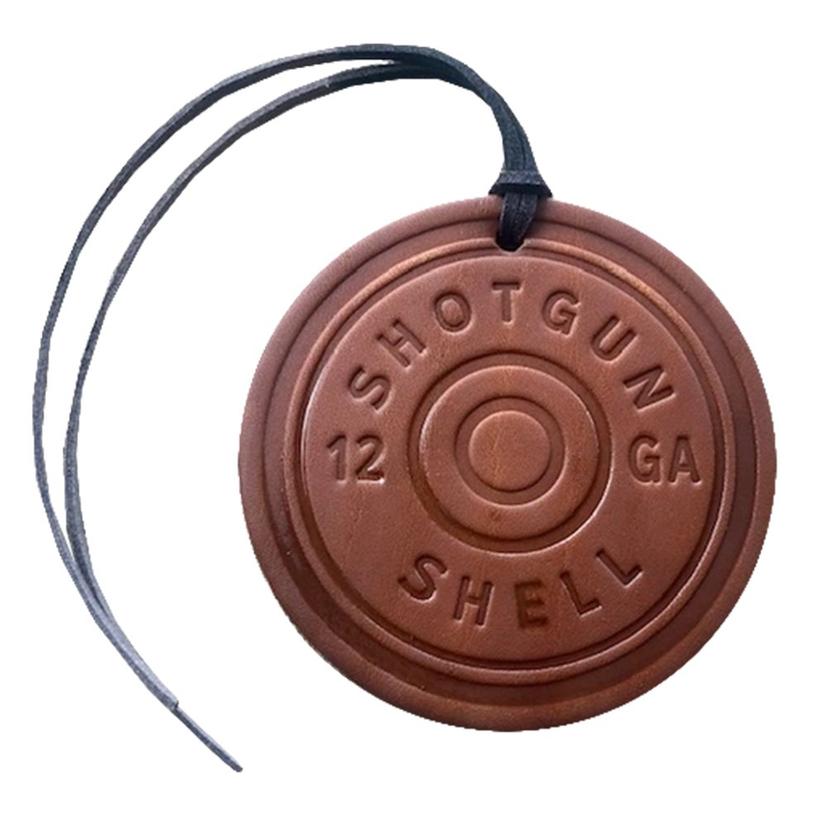 Leather Shotgun Round Air Freshener - Leather Scent