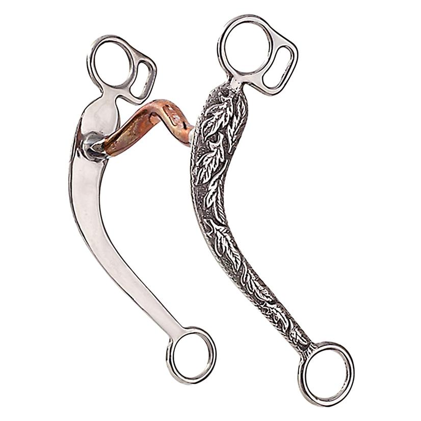 American Heritage Equine Tack 5" / Stainless Style American Heritage Copper Low Port Engraved Stainless Bit