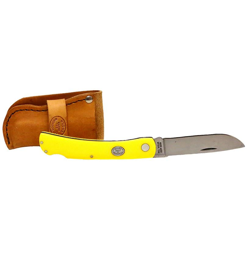 Moore Maker Single Blade Lockback Sodbuster Pocket Knife 4 5/8"