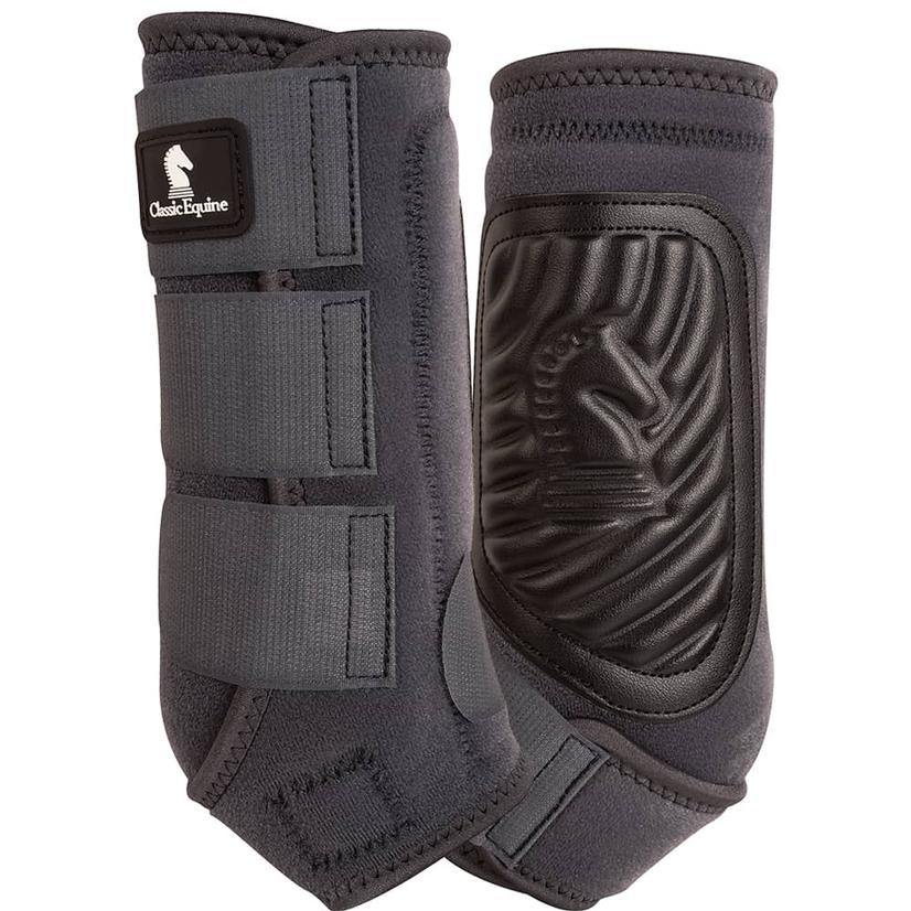 Classic Equine Tack Charcoal / S Classic Equine ClassicFit Front Leg Boots