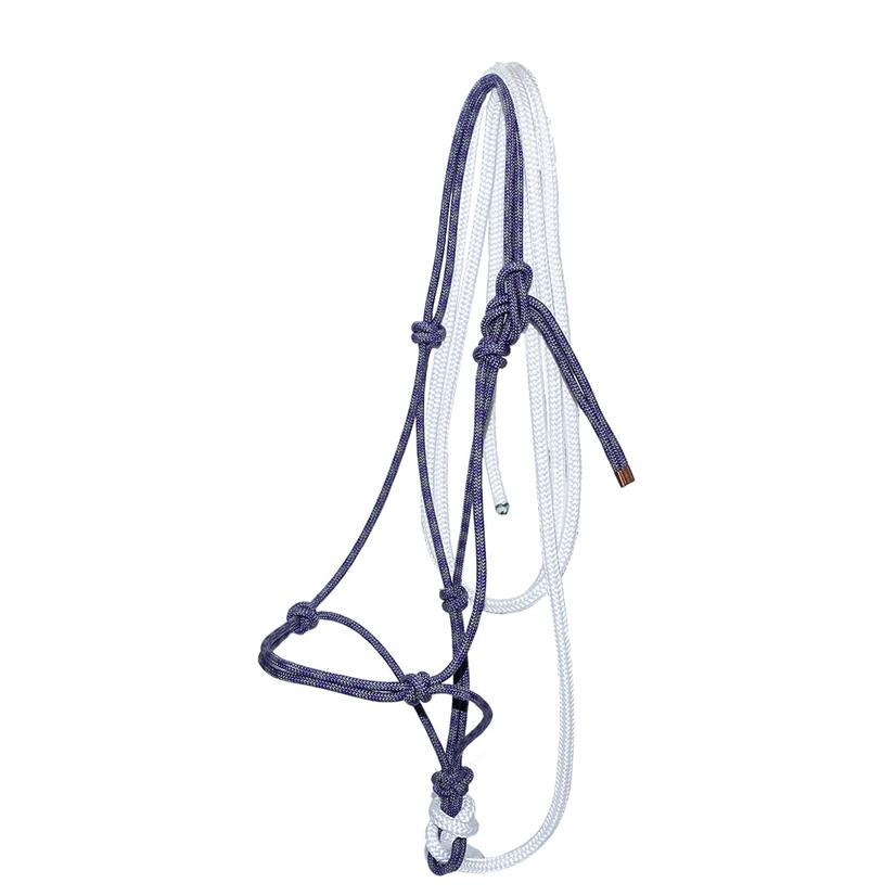 Steele Halters Tack Purple/Grey Steele Halters 12 Foot Lead and Halter