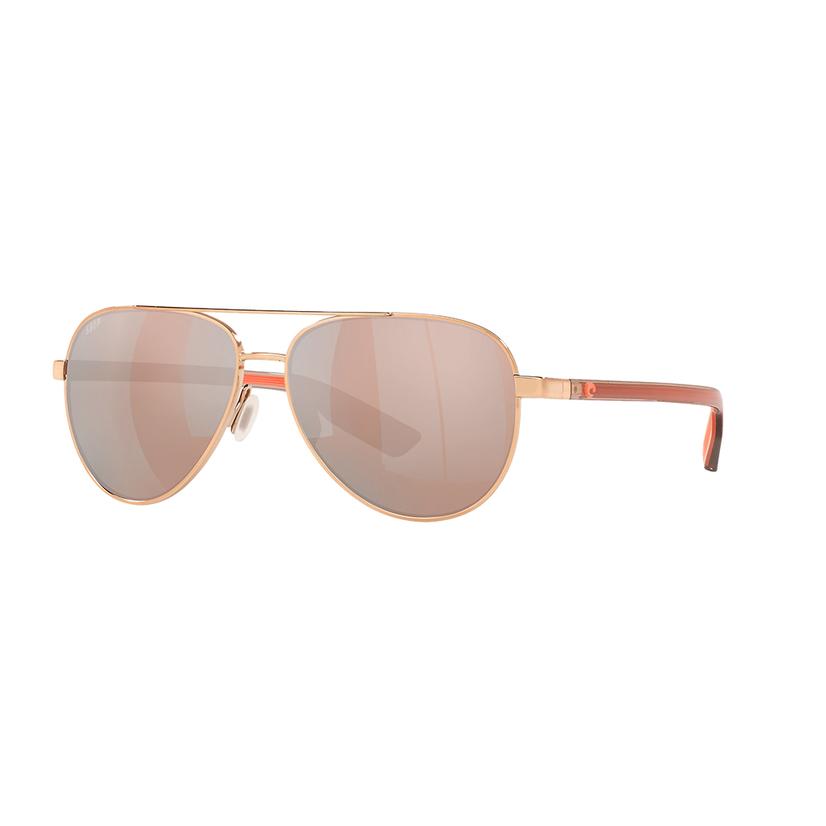 Peli Shiny Rose Gold Frame Copper Silver Mirror Polarized