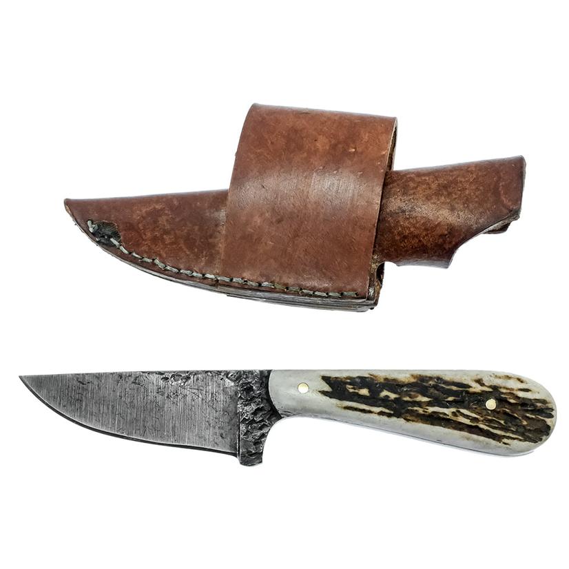 J. Rateliff Knife Elk Antler Poncho Knife