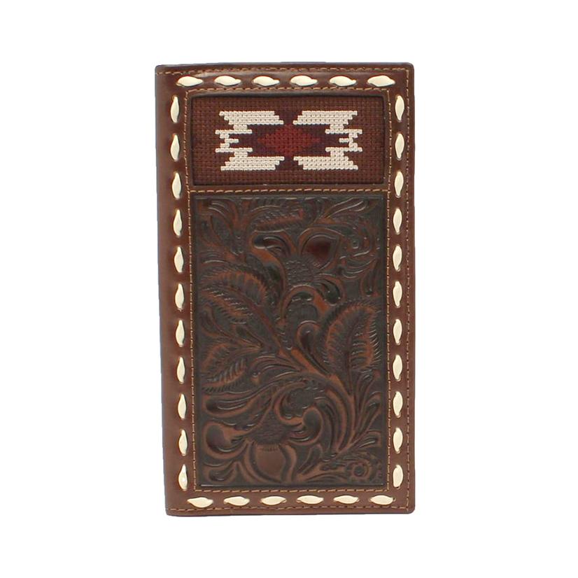 Nocona Men's Rodeo Brown Leather Wallet