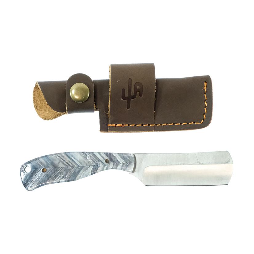 Whiskey Bent Knives Brown Mammoth Bullcutter Knife