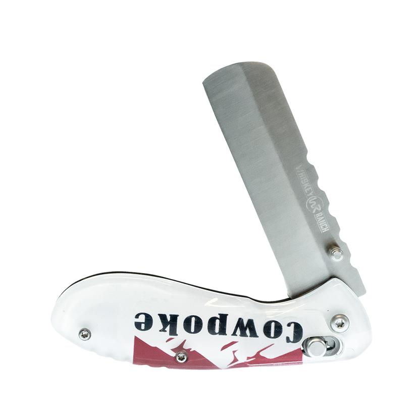 Whiskey Bent Knives Cowpoke Red/Black Catch Pin Lock Bobbit Knife