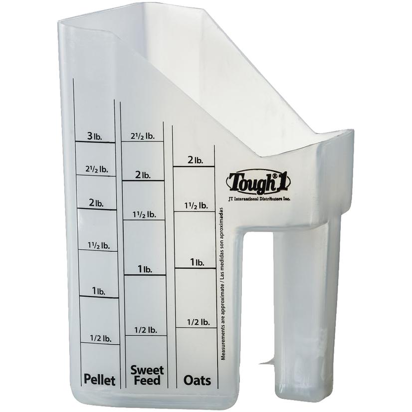 JTI Supplies Tough 1 Feed Scoop With Measurements
