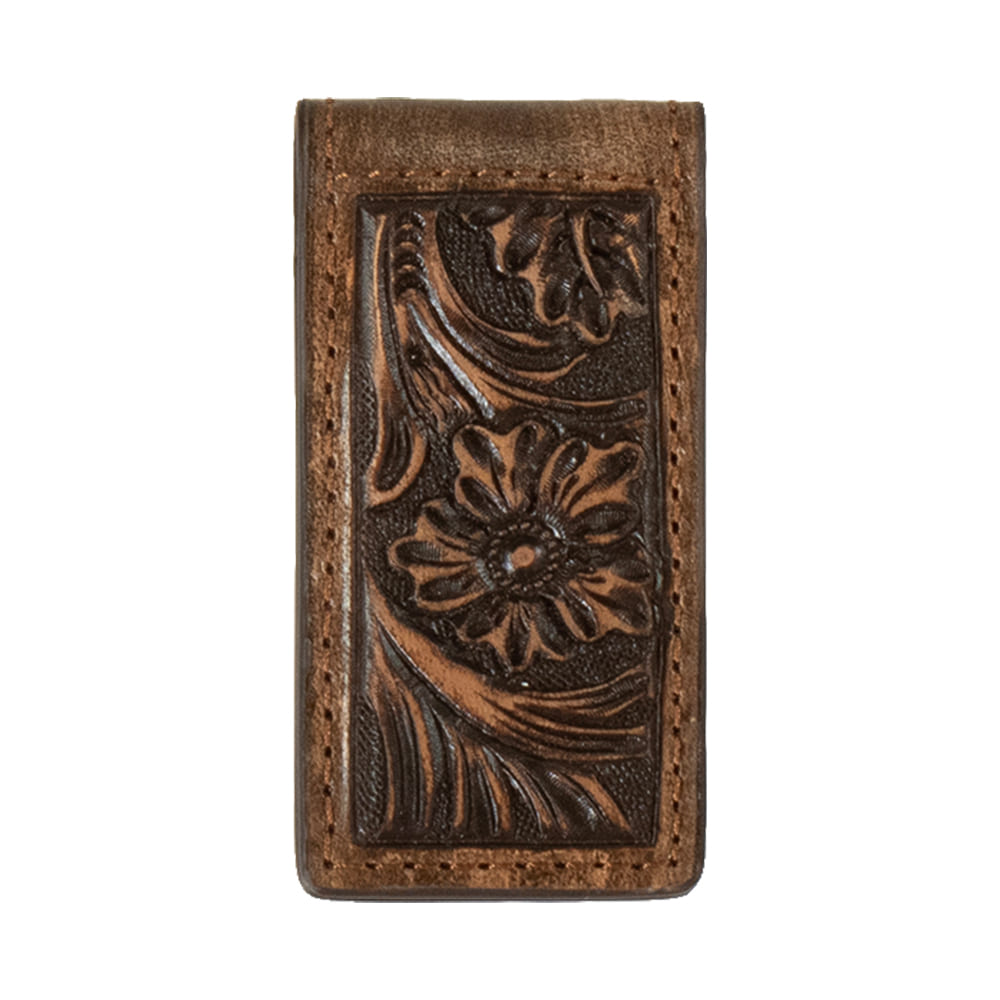 3D Belt Other 3D Belt Men's Brown Magnetic Money Clip