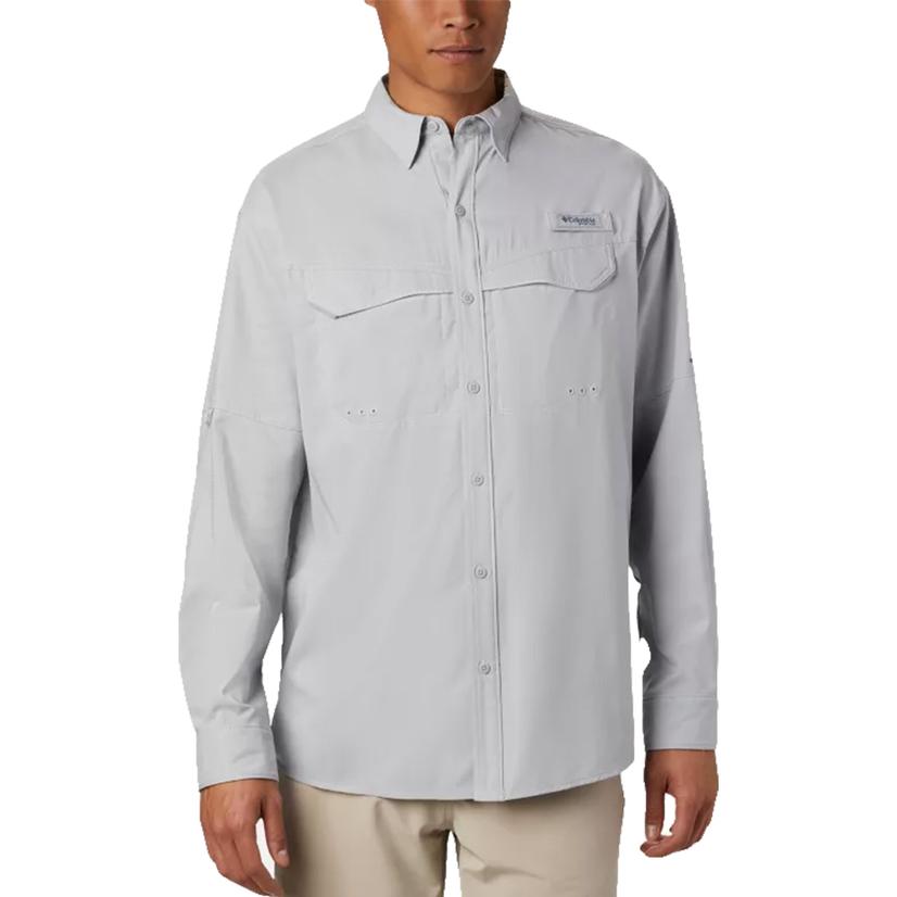 Columbia Sportswear Low Drag Offshore Cool Grey Long Sleeve Men's Shirt