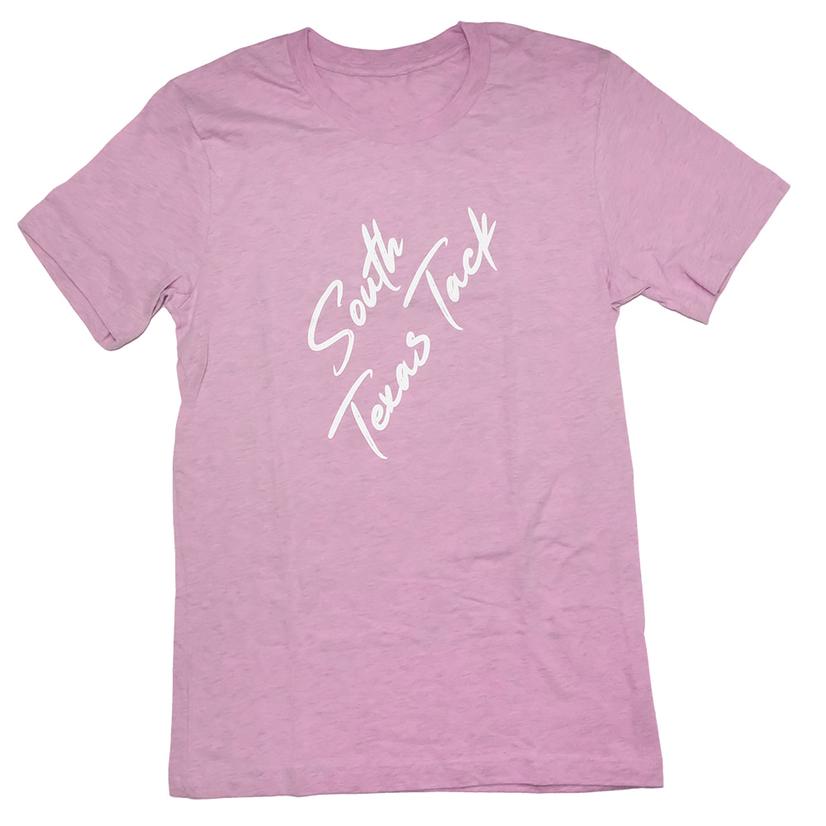 South Texas Tack Apparel Heather Prism Lilac South Texas Tack Graphic Women's Tee