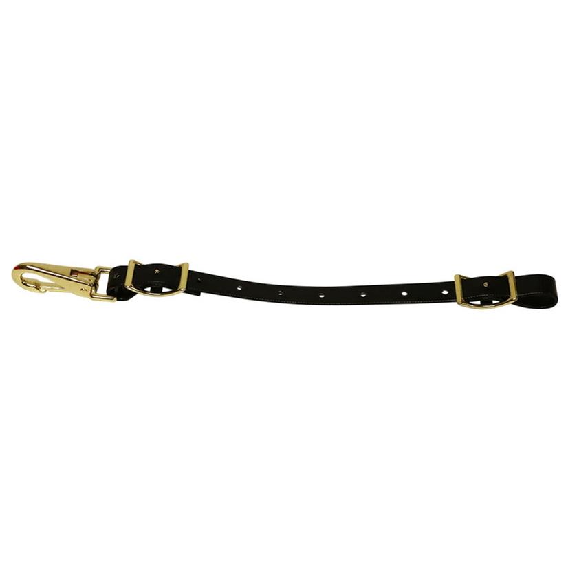 Partrade Cowboy Tack Tack Partrade PVC Cinch Connector with Snap in Black