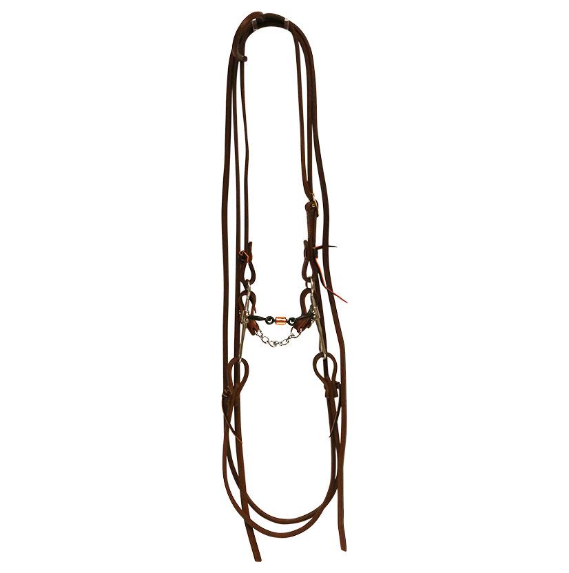 STT Bridle With Argentine Dogbone Bit