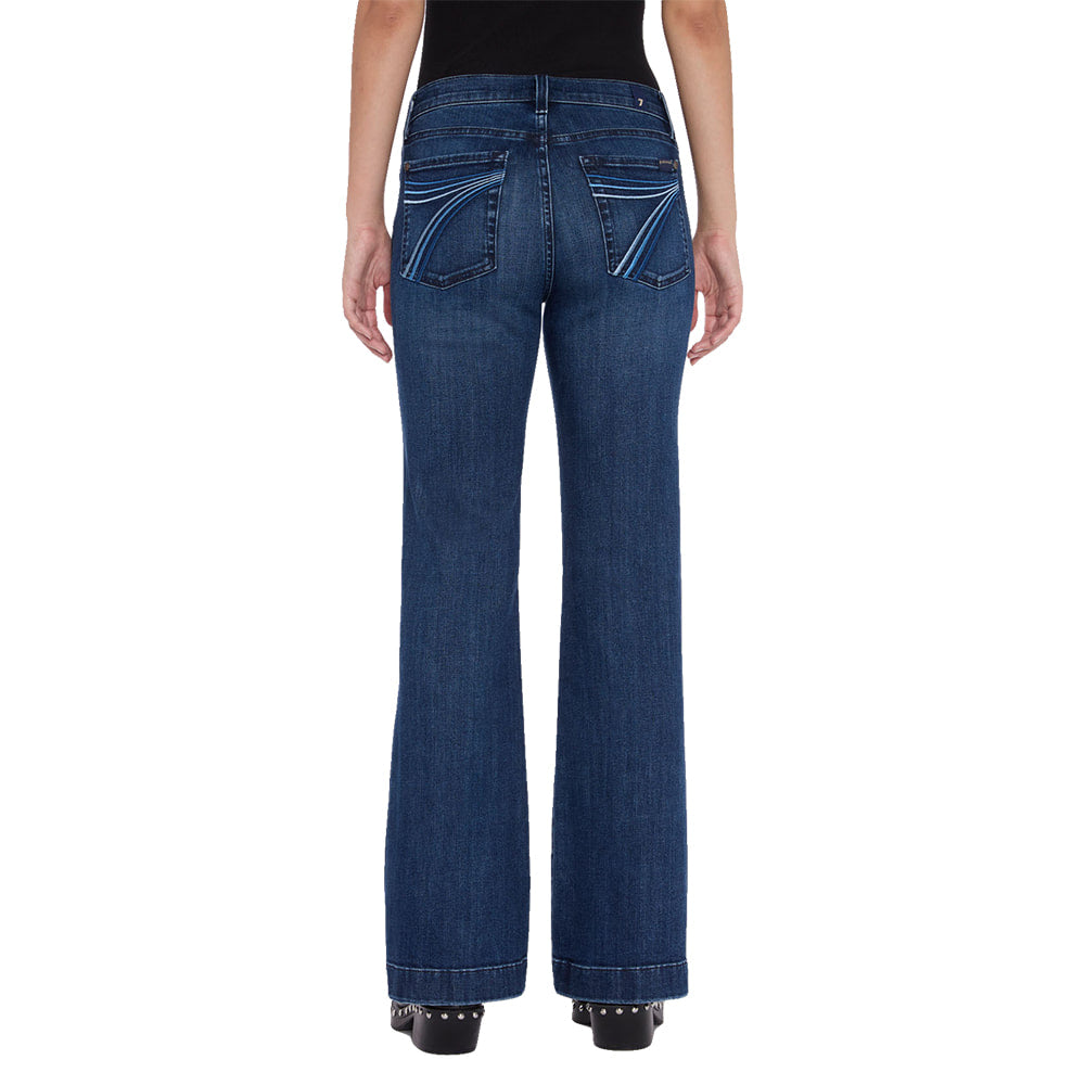 7 For All Mankind Apparel 7 For All Mankind Ladies Dark Soho Tailorless Dojo Jeans