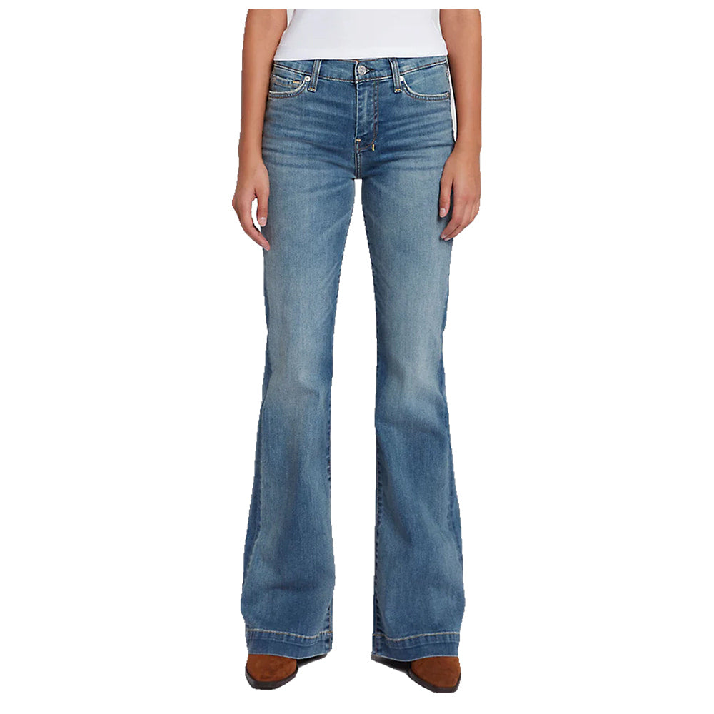 7 For All Mankind Apparel 7 For All Mankind Tailorless Dojo Distressed Authentic Light Wash Women's Jeans