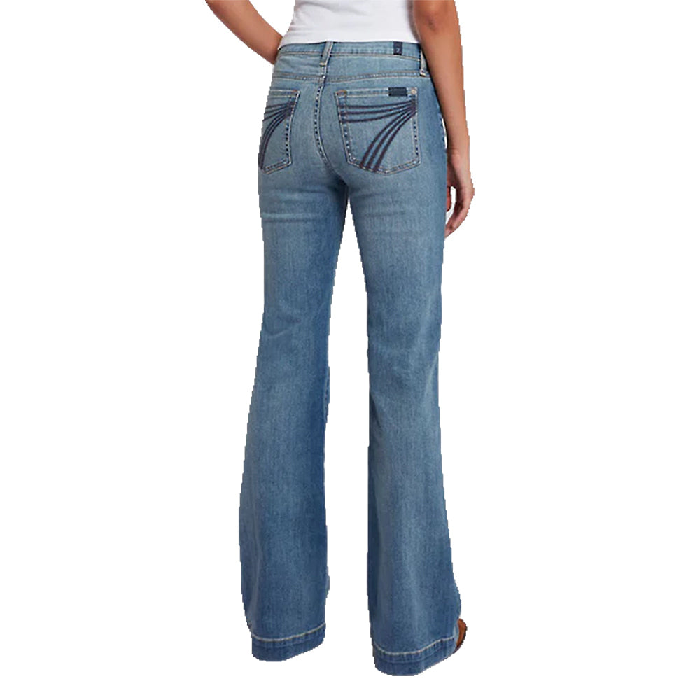 7 For All Mankind Apparel 7 For All Mankind Tailorless Dojo Distressed Authentic Light Wash Women's Jeans