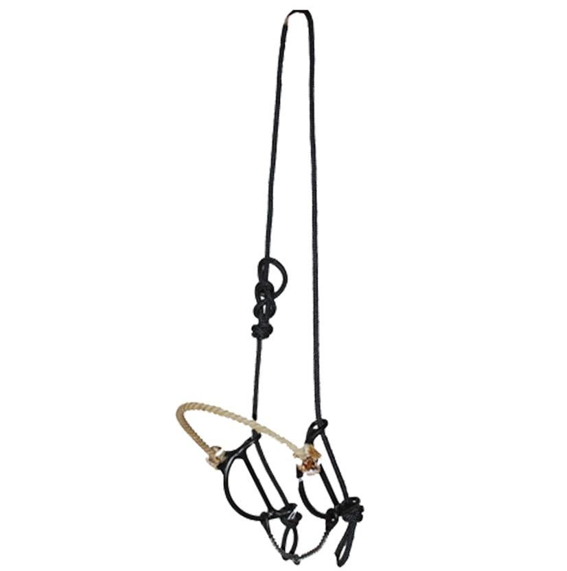 Dutton Twisted Snaffle Gag Draw and Rope Nose Gag Bit