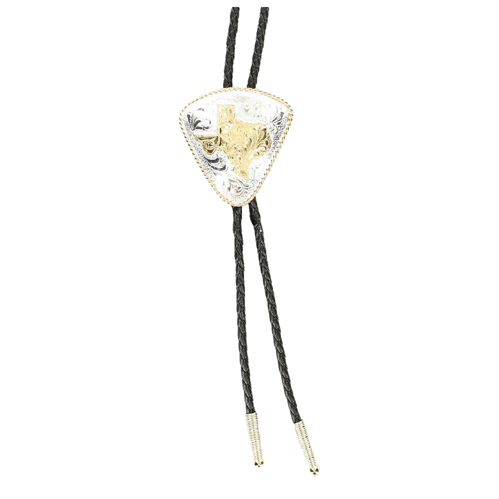 Crumrine Jewelry Crumrine Silver and Gold Texas Bolo Tie