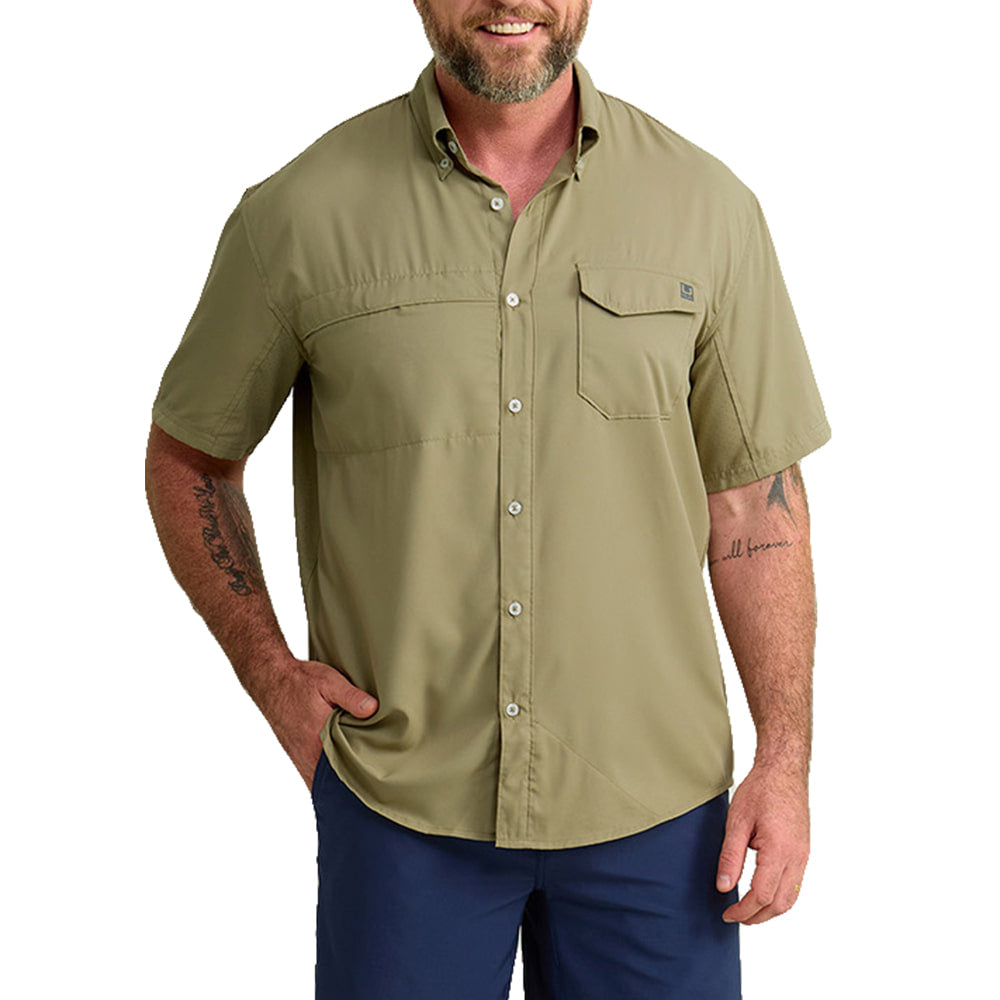 Button Down Huk Shirt Sale Overland Trek Tide Point Short Sleeve