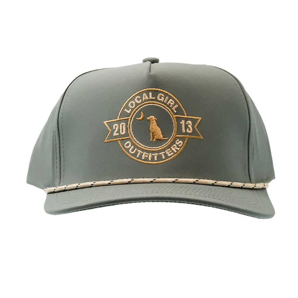 Local Girl Outfitters Hats Local Girl Outfitter Women's Warm Gray LG Banner Rope Cap