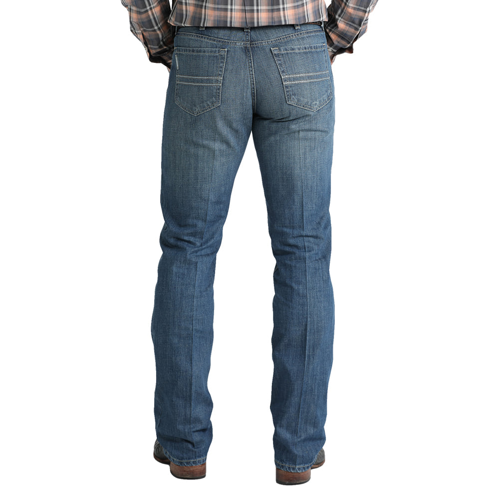 Cinch Apparel Cinch Men's Medium Wash Silver Label Mid Rise Slim Jeans