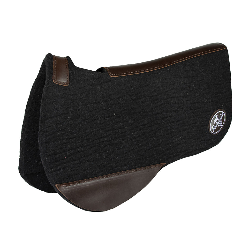 Professional's Choice Tack Black / 28X30 / 3/4 Professional's Choice Steam Pressed Round Felt Bottom Saddle Pad