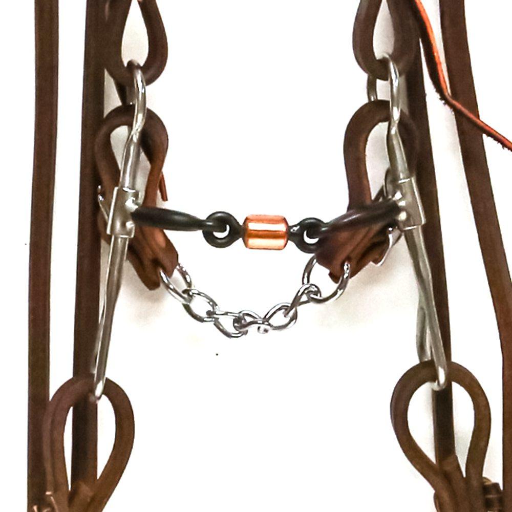 STT Bridle With Argentine Dogbone Bit
