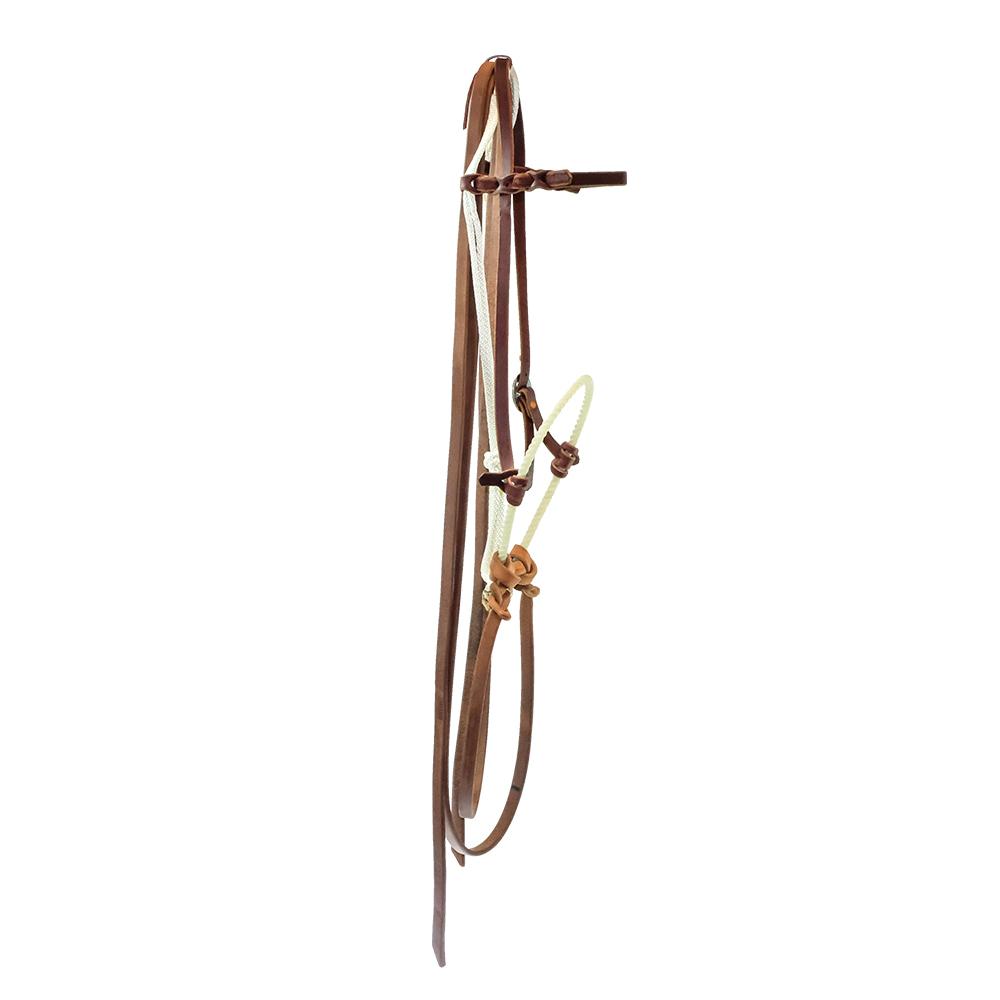 South Texas Tack Rope Noseband Hackamore 5/8" Headstall
