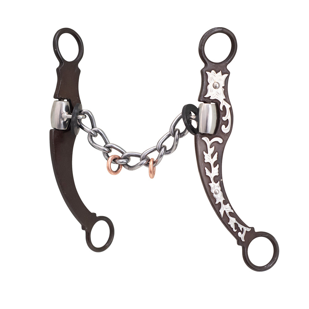 Partrade Cowboy Tack Tack Partrade Cowboy Tack Texas Vine Long Shank Chain Bit