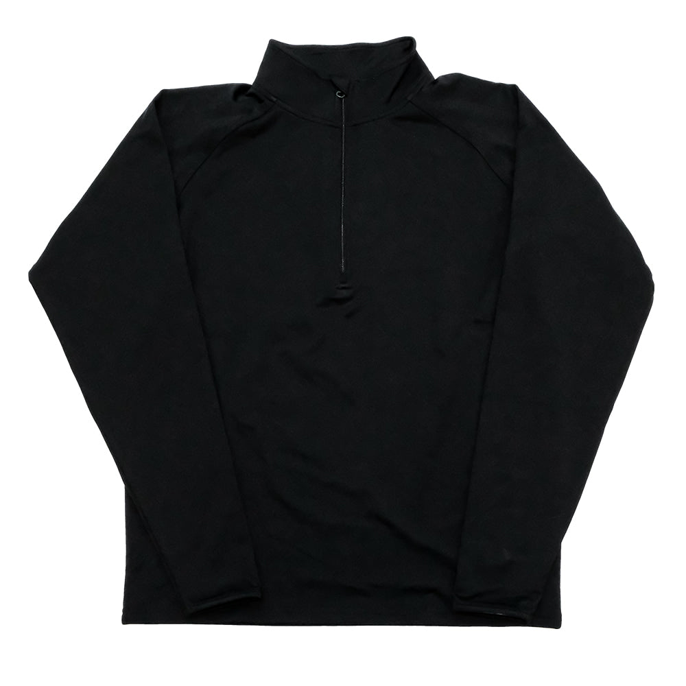 Western Bloodstock Apparel Western Bloodstock Embroidered Full Back Logo Black Poly Spandex Men's Half-zip Pullover