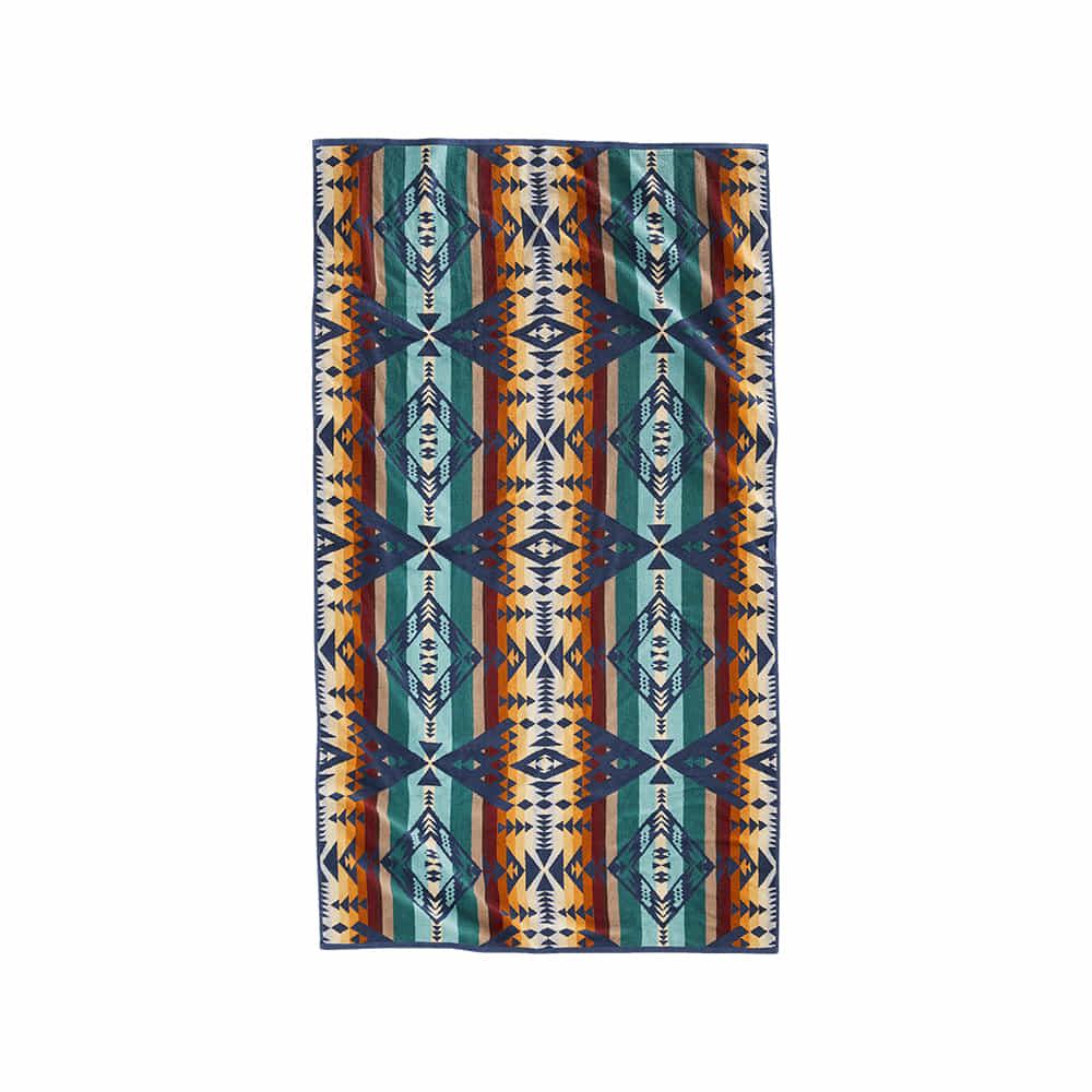 Pendleton Other 40X70 / BLUE Pendleton Diamond Peak Oversized Jacquard Spa Towel Blue 40x70