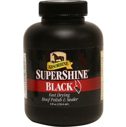 Absorbine Supplies Black Absorbine Supershine Hoof Polish & Sealer