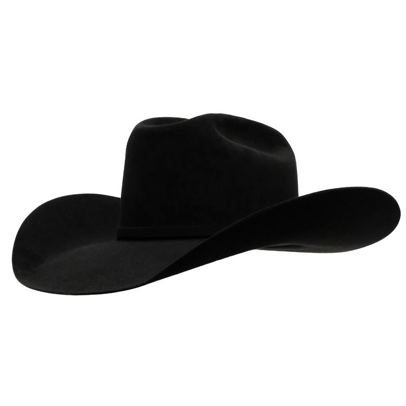 American Hat Company Hats American Hat Company 10X Black Open Crown Felt Cowboy Hat