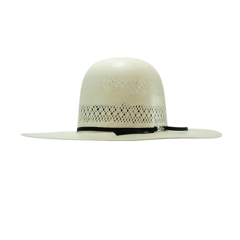 American Hat Company Hats American Hat Company 4.25 Brim Open Crown Drilex Sweatband 2Cord Black Headband Natural Straw Hat