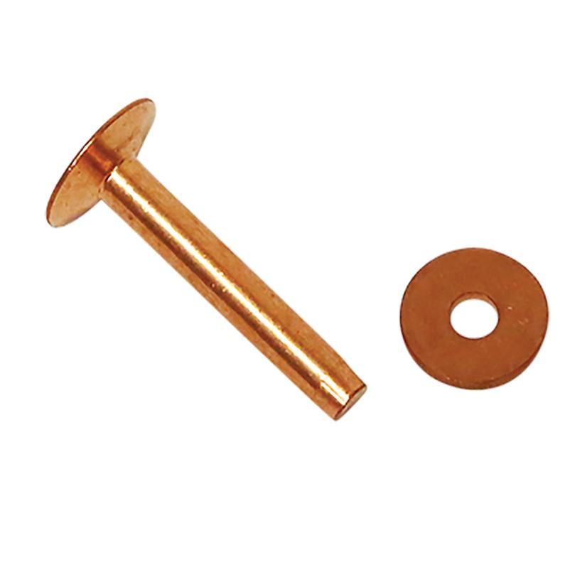 American Heritage Equine Supplies 1LB. Solid Copper Rivets 1 Pound Box