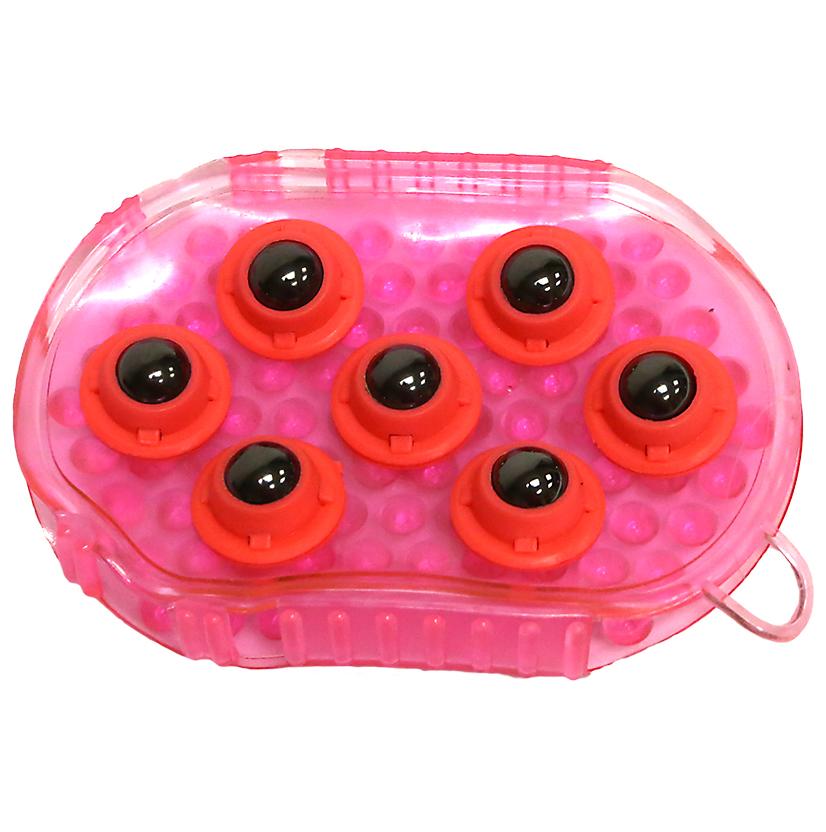 American Heritage Equine Supplies Pink Jelly Massage Mitt w/Magnets