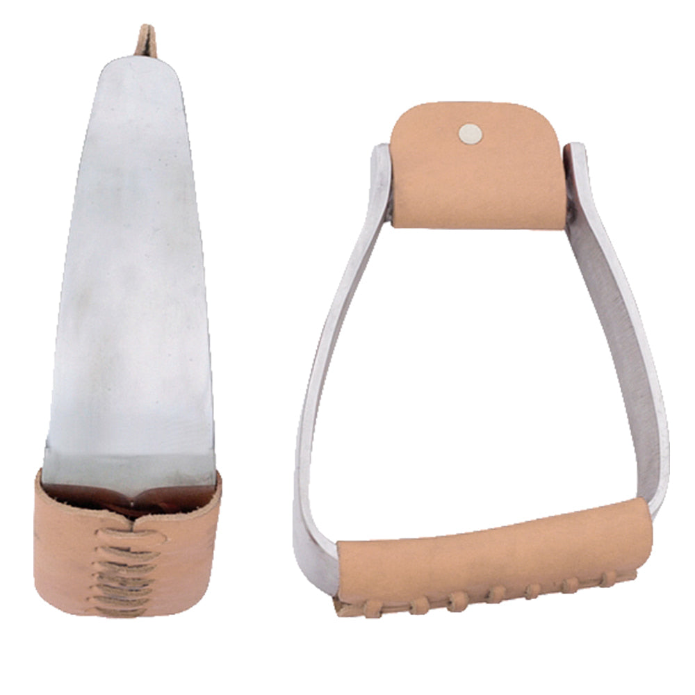 American Heritage Equine Tack Aluminum / 2 1/2" American Heritage Equine Sloped Aluminum Roper Stirrups