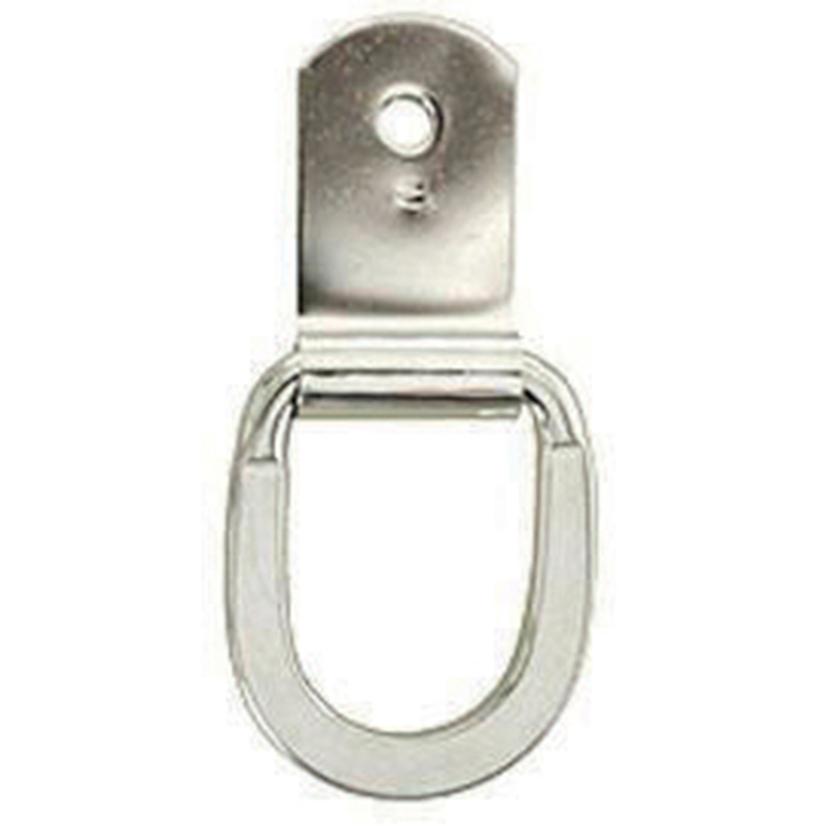 American Heritage Equine Tack Nickel Plated Clip & Dee 5 mm x 1 1/8"