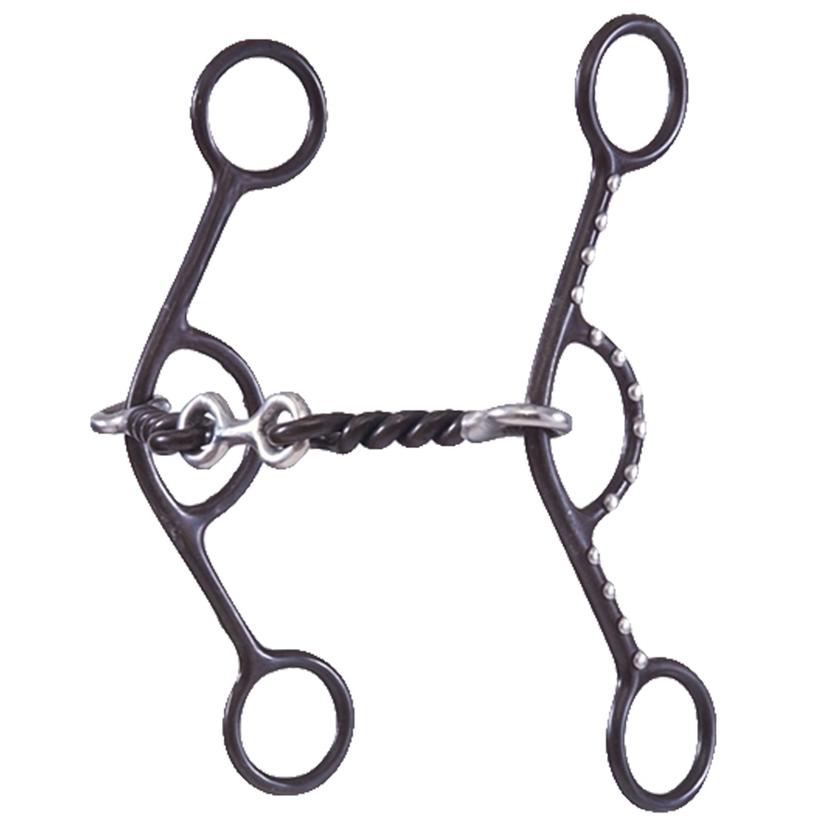 American Heritage Equine Tack Stainless Steel / 5 1/4" American Heritage Equine Lifter Gag with Twisted Dogbone Bit