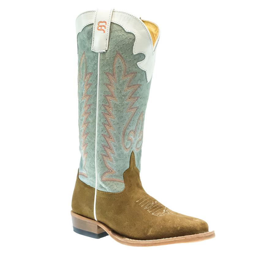 Anderson Bean Footwear Anderson Bean Coyote Sand Sensation Turquoise Top Kid's Boots