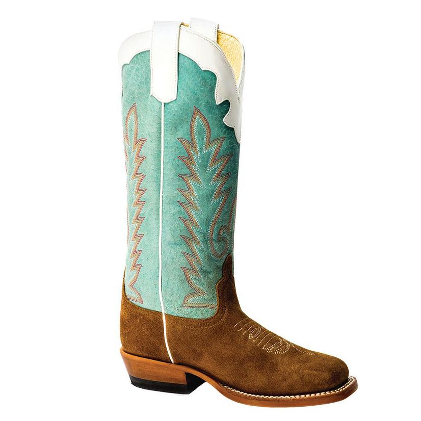 Anderson Bean Footwear Anderson Bean Coyote Sand Sensation Turquoise Top Youth Boots