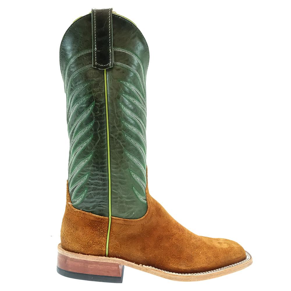 Anderson Bean Footwear Anderson Bean Rust Crazy Horse Rough Out Green Top Men's Boots