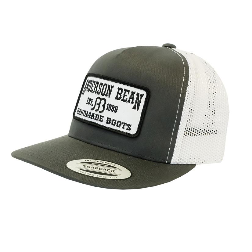 Anderson Bean Hats OSFA / Charcoal/White Anderson Bean Handmade Patch Charcoal White Mesh Back Cap