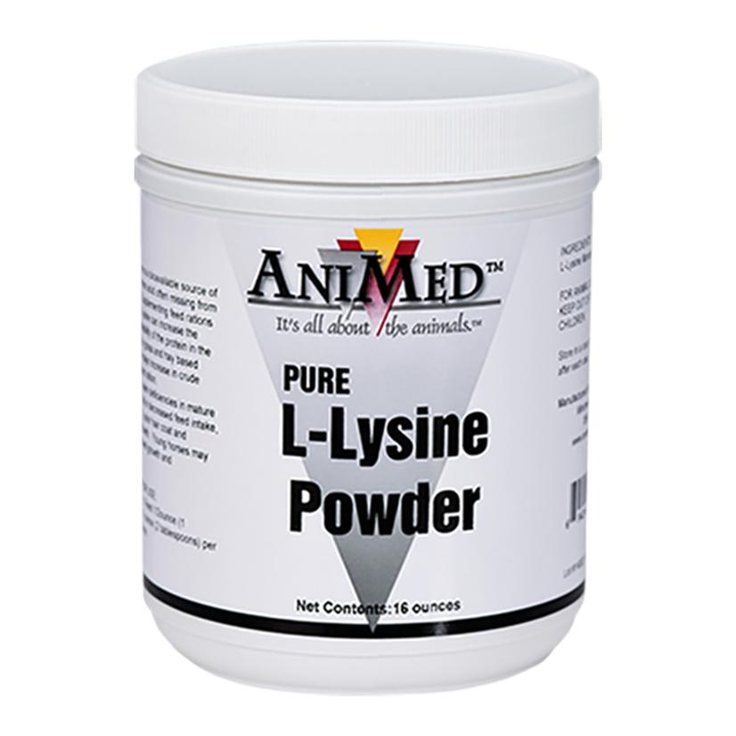 Animed Supplies SINGLE AniMed Pure L-Lysine Powder 1lb Supplement