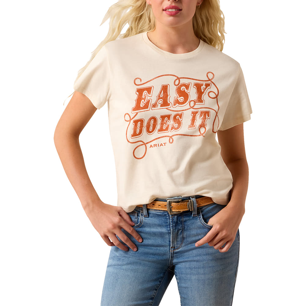 ARIAT 3000 T-SHIRTS + TANKS Womens Easy Does It Tee