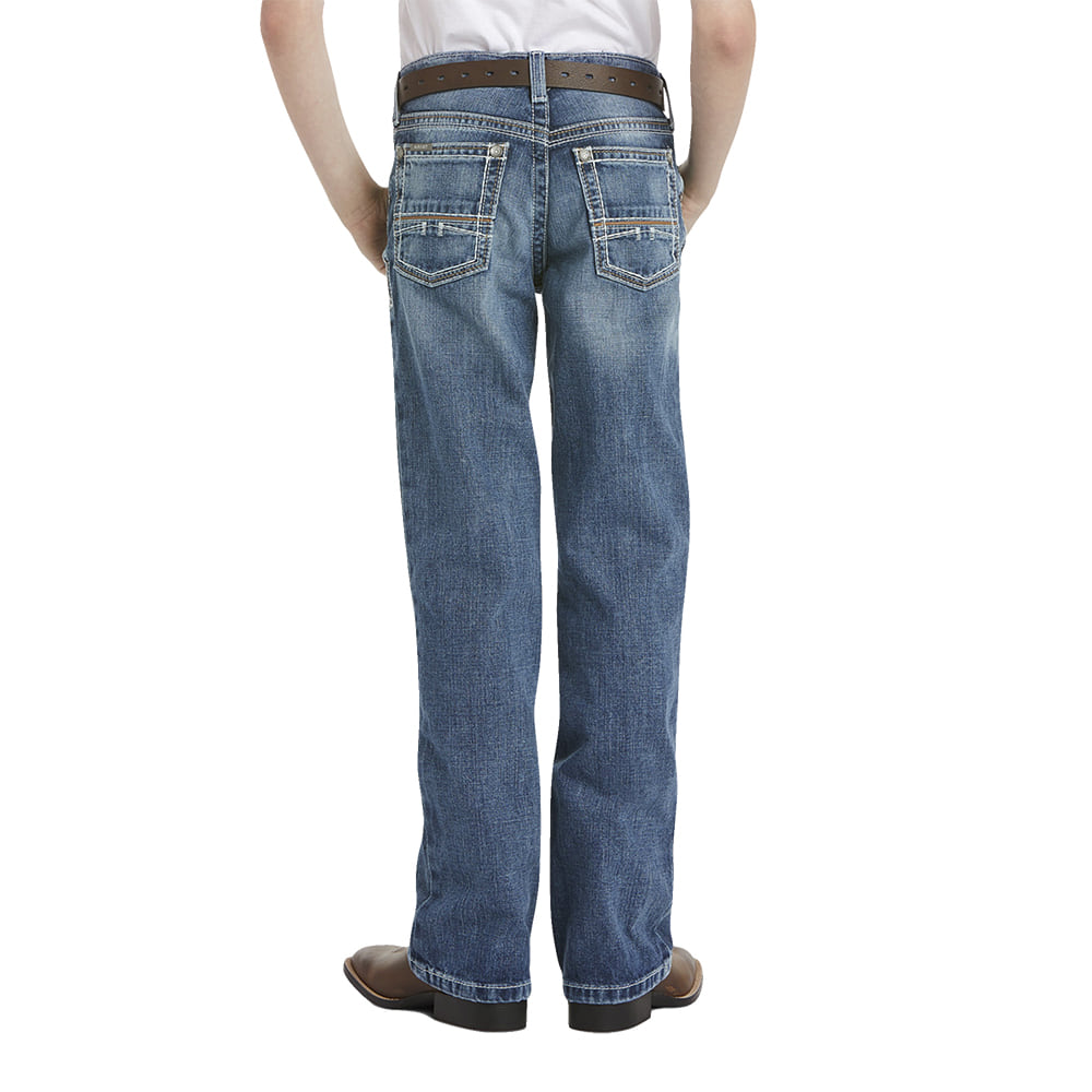 Ariat Apparel Ariat B4 Relaxed Bootcut Durango Wash Boy's Jeans