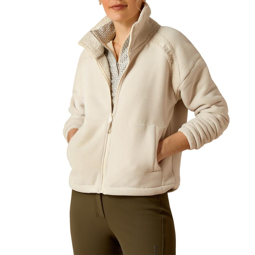 Ariat Apparel Ariat Lafayette Sand Full Zip Women's Sweater