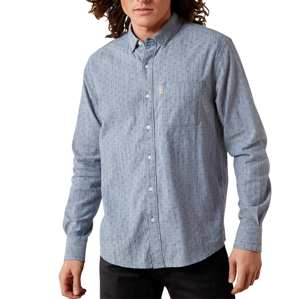 Ariat Apparel Ariat Men's Chambray Macoy Button-Down Long Sleeve Shirt